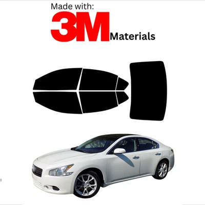Tinte de ventana precortado para Nissan Máxima Sedán 09-15 cerámica estable hecho con 3M Foto 1 de 4