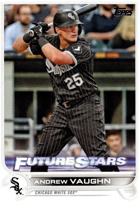 2022 Topps Andrew Vaughn Chicago White Sox #120 - Image 1 of 2
