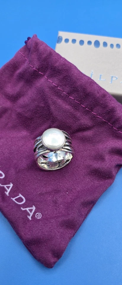 Anillo moneda sirena plata esterlina 925 Silpada vintage, talla 9,5 Foto 1 de 4