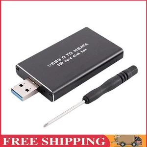 Mini-MSATA-Adapter-Festplattengehäuse, kabellos, für 30 x 30/50 MSATA SSD (mit G - Afbeelding 1 van 9