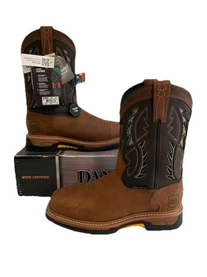 Botas de Trabajo Dan Post Para Hombres Impermeables Compuesto Puntera Guerrero Talla 8 Marrón 11" Nuevas en Caja Foto 1 de 4