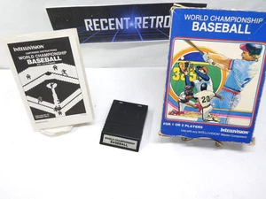 world championship baseball (Intellivision, 1982) Missing overlays Working - Picture 1 of 24