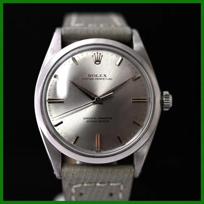 RELOJ ROLEX 1018 OYSTER PERPETUAL 1964 DE COLECCIÓN CON JUEGO DE MANO DE DELFINES TEMPRANOS Foto 1 de 4