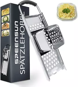 Spaetzle Maker, Premium Grade Stainless Steel Spaetzle Press, Efficient Homemade - Picture 1 of 12