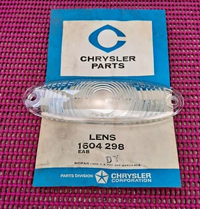 1955 55 Chrysler New Yorker Newport St. Regis 300 NOS MoPar BACK UP LAMP LENS - Picture 1 of 2