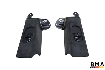 Maserati GranTurismo Left Right Side Alcantara B-Pillar Set 2008 - 2017 OEM - Image 1 of 4