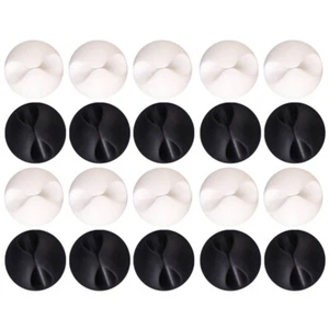 20 PCS Wire Holder Cord Holders for Cables Charging Desktop Organizer - Photo 1/12