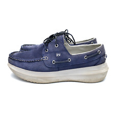 Kybun Kyboot Montreux Men’s Walk On Air Blue Suede Loafer Shoes Size EU 43,5