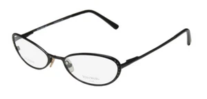 NEW VERA WANG LUXE EPIPHANY I EYEGLASSES TITANIUM BK FULL-RIM WOMENS CAT EYE - Picture 1 of 8