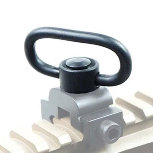 QD Quick Detach 1.25" Push Button Heavy Duty Sling Swivel Adapter - Picture 1 of 3