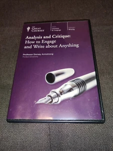 The Great Courses Analysis & Critique: How to Engage & Write 4 DVD Set - Bild 1 von 2