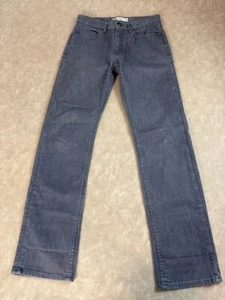 Element Mens Mid Rise Button Zip Straight Cotton Stretch Gray Denim Jeans 28x32 - Picture 1 of 8