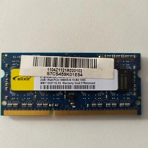 Módulo memoria ram 2 GB DDR3 1333 PC3-10600S - Imagen 1 de 1