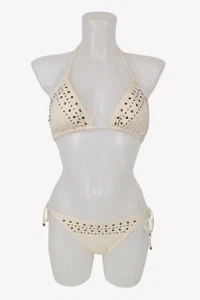 Michael Kors Damen Bademode Gr. 36 (S) Creme Bikini Bikini-Set Sommer - Bild 1 von 4