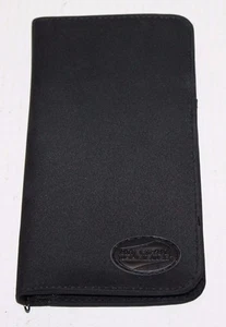 NEW American Tourister Black Zip Around Nylon Passport Travel Case 8.5" x 4.5" - Picture 1 of 3