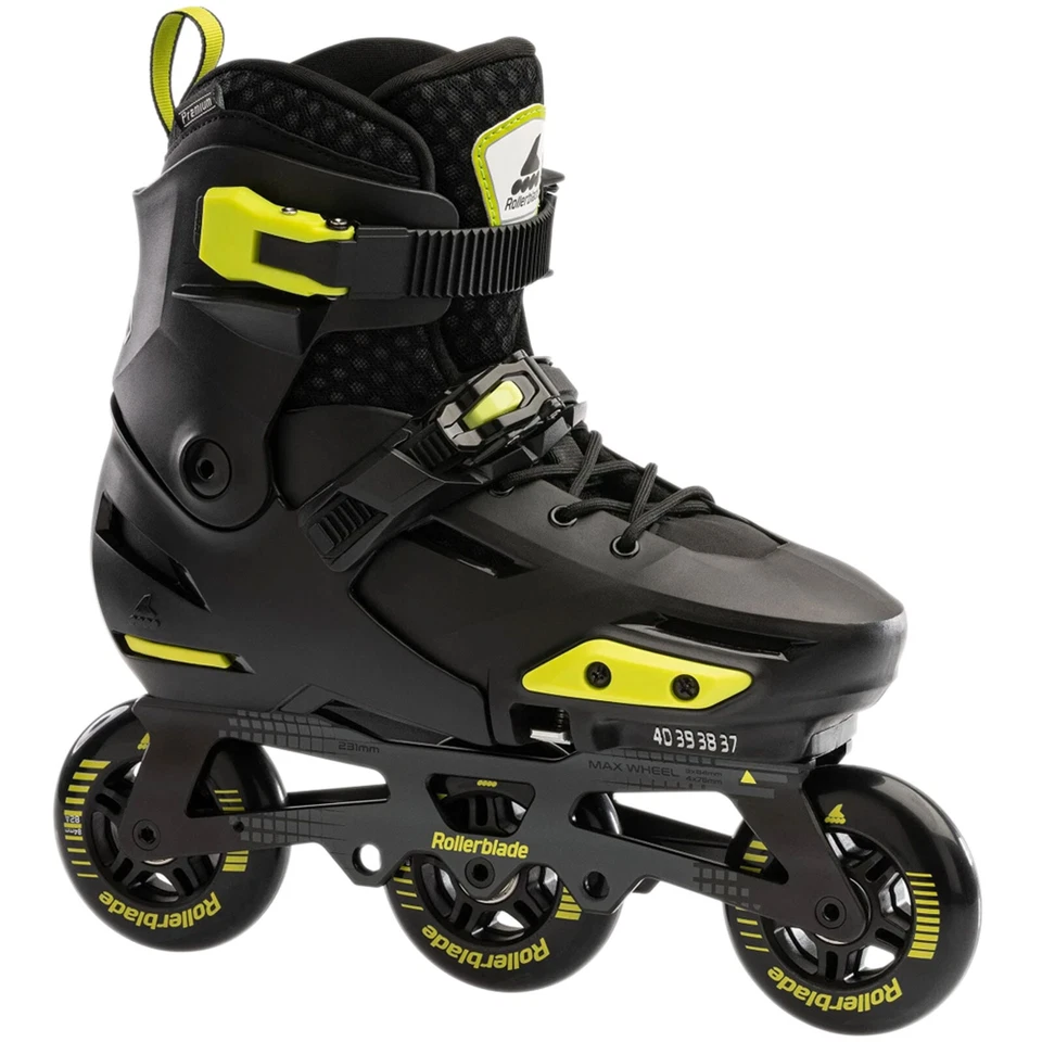 Rollerblade Apex 3WD Kinder-Inline-Skates Patines en Línea Ajustable Negro Nuevo - Imagen 1 de 1