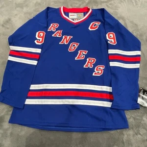 Men's CCM New York Rangers Gretzky Jersey Size 54 - Picture 1 of 2