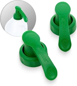 Topster Milk Top Pourers (Green) - Milk Bottle Pourers for Plastic Bottles, for - Picture 1 of 7