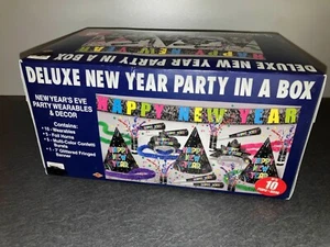 Walmart's Happy New Years Deluxe Kit: Fiesta en una caja (10 personas) - Imagen 1 de 2
