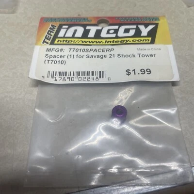 Precision CNC Machined Spacer (1) for HPI 1/8 Savage Shock Tower (T7010) - Image 1 of 2