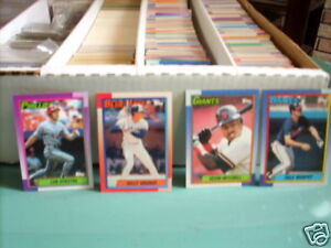 1989-1990 Topps Baseball pick 40 comp. your set ex/nm