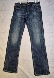 Jeans Wrangler retrò uomo 32x34 blu retrò western cowboy slim dritto nuovo con etichetta - Foto 1 di 9