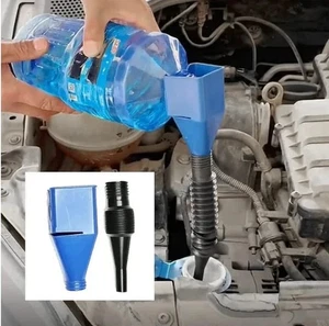 Retractable Funnel with Flexible Hose, Snap on Funnel for Automotive Use - Picture 1 of 5