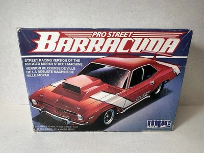 MPC Pro Street Barracuda 1:25 Model Kit #6320 1986 (STARTED / READ) RARE - Image 1 of 4