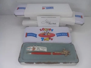 (5) Penne stilo Looney Tunes Pals in scatola di latta originale Warner Brothers 1995 - Foto 1 di 14