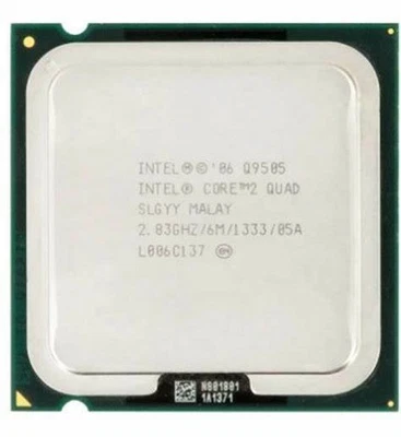 Intel Core 2 Quad Q9505 2.83 GHz Quad-Core SLGYY (BX80580Q9505) CPU Processor - Image 1 of 4