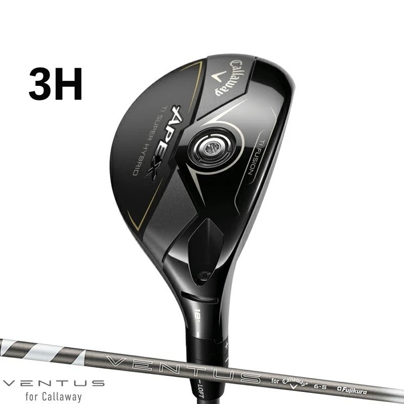 Callaway APEX Ti SUPER Hybrid 3H 18 VENTUS SILVER 6 Stiff Flex Carbon Shaft RH - Image 1 of 4