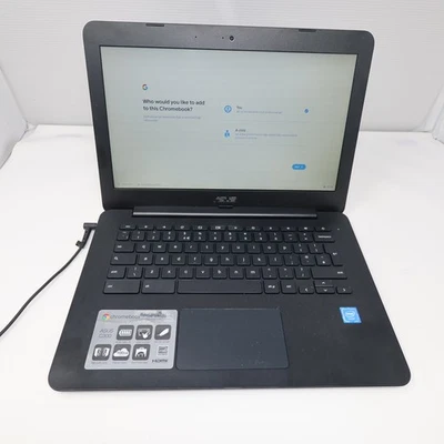 Asus C300S Laptop N3060 2GB Ram 32GB SSD 13" Chrome Battery Faulty - Image 1 of 4