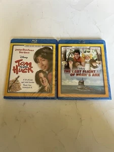 Disney Movie Club Blu Ray Lot Tom And Huck, The Last Flight Of Noah’s Ark - Picture 1 of 2