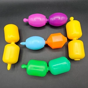 Vintage Fisher Price Snap Lock Beads Set of 10 - Picture 1 of 10