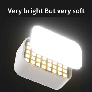 Dimmable LED Fill Light For DJI OM 5 Zhiyun SMOOTH4/5/M2S/Feiyu Stabilizer Lamp - Picture 1 of 9