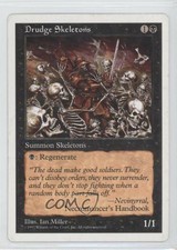 1997 Magic: The Gathering - Core Set: 5th Edition Drudge Skeletons 0c5