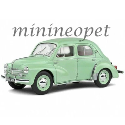 SOLIDO S1806602 1955 RENAULT 4CV 1/18 DIECAST MODELO COCHE VERDE CLARO Foto 1 de 4