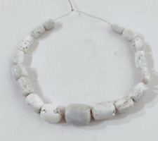 Natural White Coral Beads Japanese Mediterranean Coral Old Beads Loose Gemstone.