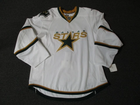 New Dallas Stars Pro Stock Reebok Edge 2.0 Blank Hockey Jersey Authentic White Cover