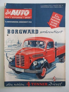 Das Auto LKW Motorrad Sport Heft Nr. 18 September 1950 Deutsche Nutzfahrzeuge - Picture 1 of 8