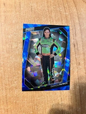 2023 Panini National VIP - Danica Patrick - Blue Cracked Ice Prizm #d /149 - Image 1 of 4