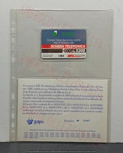 Rara Scheda Telefonica Secrian - Manifestazione Pisa 1996 - Tir. 32.000 - Picture 1 of 1
