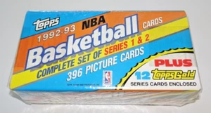 1992-93 Topps Basketball Complete Set Series 1 + 2 FACTORY SEALED + 12 gold NBA - Picture 1 of 5