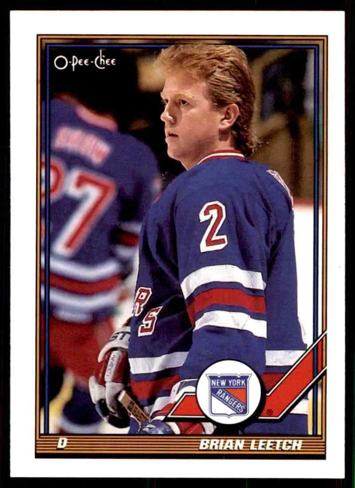 1991-92 O-Pee-Chee Brian Leetch #108 - Image 1 of 2