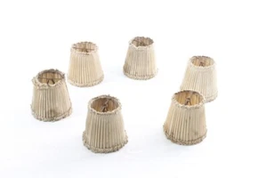 6 X Very Age Lampshade To 1905 Chandelier Vintage Lamp Umbrella Set Of - Picture 1 of 10