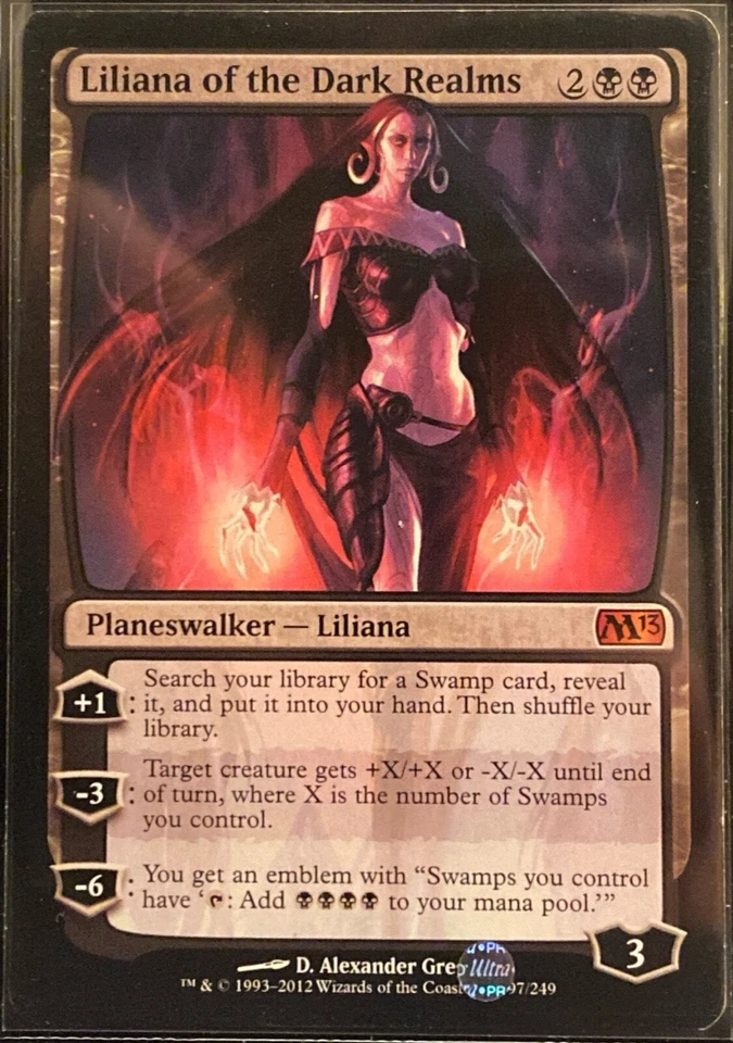 Magic the Gathering (MTG) Liliana of the Dark Realms Magic 13 (M13) - Image 1 of 1