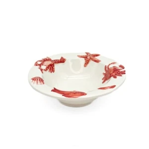 Bol bol 3D BASSANO CERAMIQUE FRUITS DE MER 18 cm d'ITALIE NEUF - Photo 1 sur 4