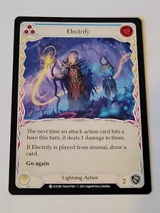 Electrify (Blue) Tales of Aria 1st Edition Flesh And Blood Tcg NM - Bild 1 von 2
