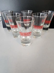 Smirnoff Shot Glasses (6) - Picture 1 of 1