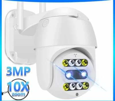 VIDOELETTRONICA® Telecamera Esterna Full HD ZOOM 10X IP Wifi DOPPIA LENTE VIDEO SORVEGLIANZA LED